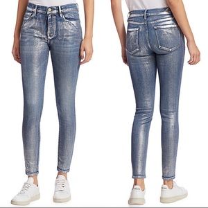 Frame Le Skinny de Jeanne with Silver Accent